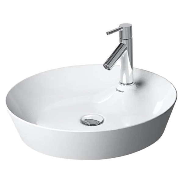 Duravit 2328480000 Cape Cod DuraCeram Batarya Banklı 48 cm Çanak Lavabo - Görsel 5