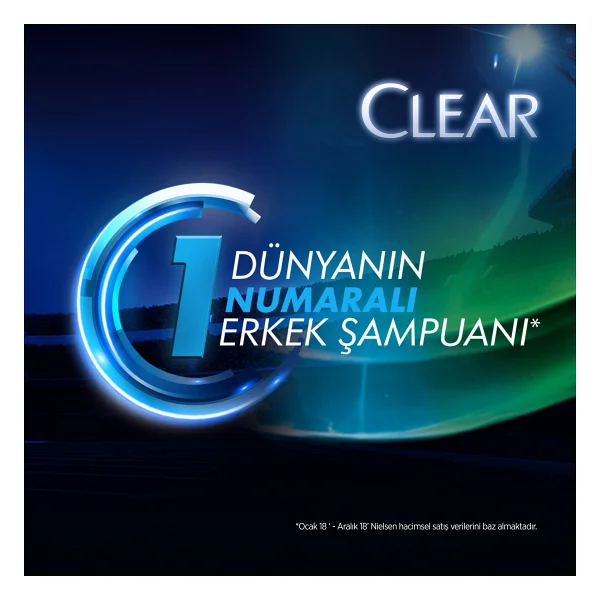 Clear Men Duş Ferahlığı 600 ml Kepek Şampuanı - Görsel 4