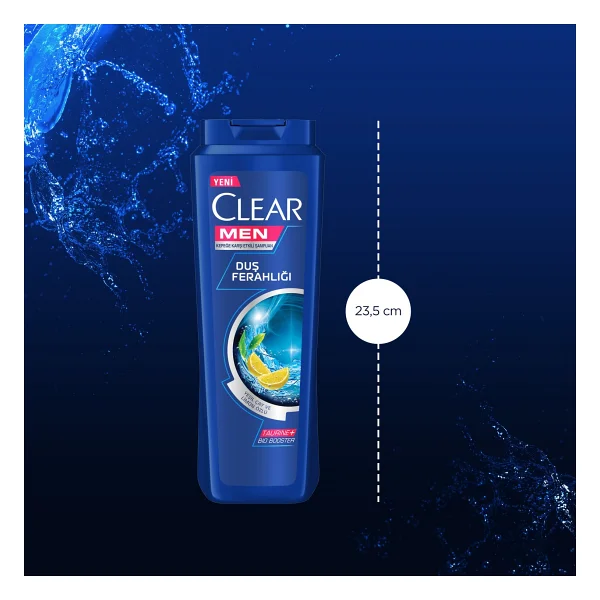 Clear Men Duş Ferahlığı 600 ml Kepek Şampuanı - Görsel 6