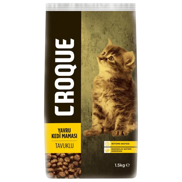 Croque Tavuklu 1.5 kg Yavru Kedi Maması - Görsel 2