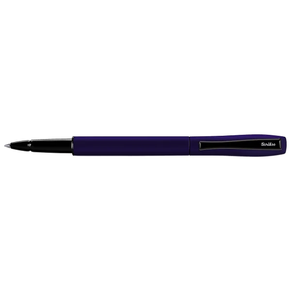 Scrikss Karnaval 0.7 mm Kristal Kutulu Mor Roller Kalem - Görsel 2