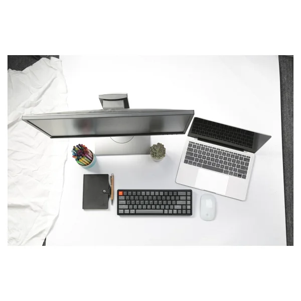 Keychron K6 RGB &65 TKL G Pro Mechanical Red Switch Kablolu/Kablosuz Mekanik Oyuncu Klavyesi - Görsel 4