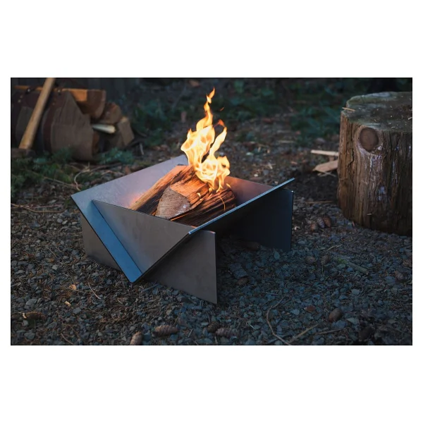 Haegs Fire Pit Ateş Çukuru Bbq, Odun Kamp Ateşi, Barbekü Mangal (38CM X44CM) Küçük Boy - Siyah - Görsel 2