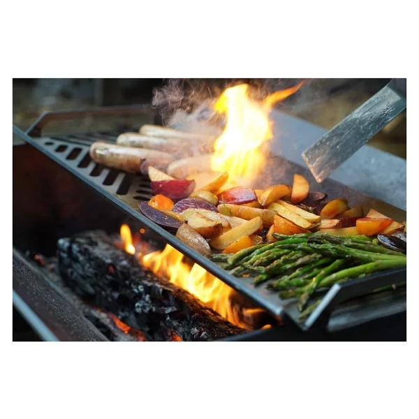 Haegs Fire Pit Ateş Çukuru Bbq, Odun Kamp Ateşi, Barbekü Mangal (38CM X44CM) Küçük Boy - Siyah - Görsel 4