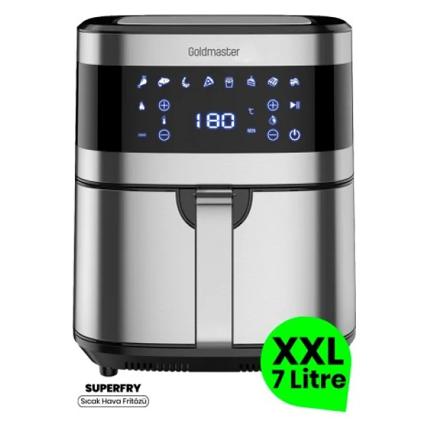 Goldmaster Superfry GM7490 7 lt Yağsız Fritöz - Görsel 6
