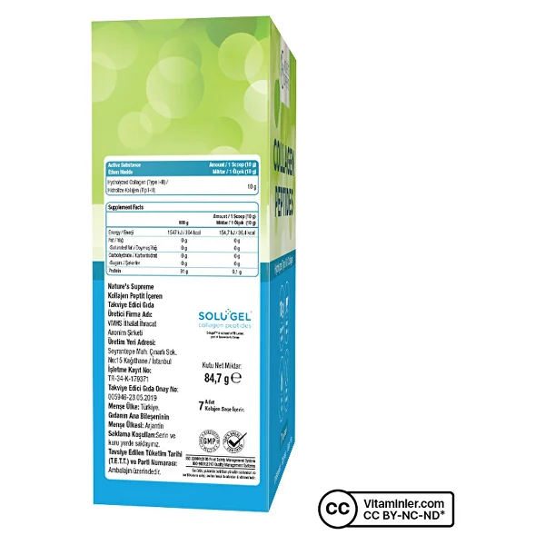 Nature's Supreme Collagen Peptides Aromasız 7 Saşe - Görsel 3