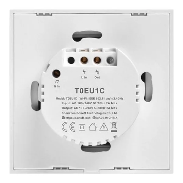 Sonoff T0EU1C-TX Wi-Fi Işık Anahtarı - Görsel 4