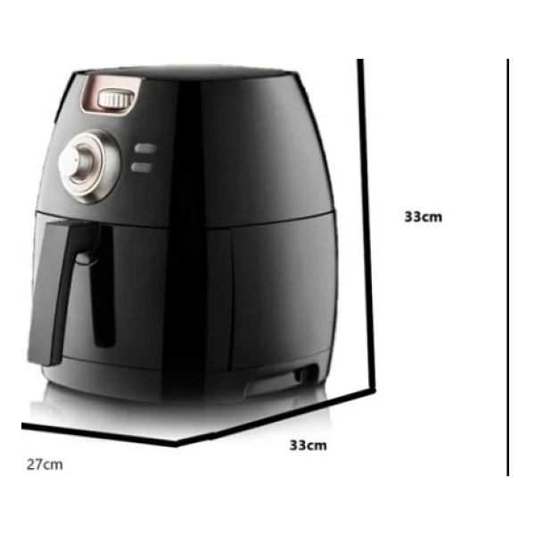 Sem Aircook SC300 5 lt Yağsız Siyah Fritöz - Görsel 4
