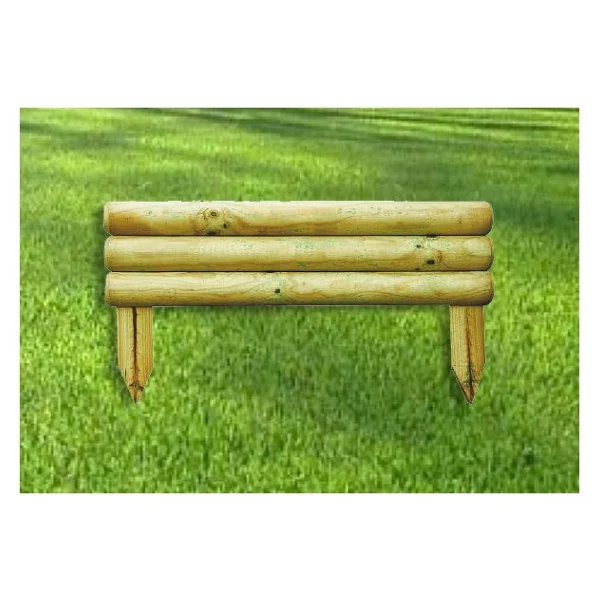 Platanus Peyzaj Yerebatan Ahşap Sebze Bahçesi Çiti 25X50 - Yeşil - Görsel 2