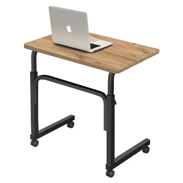 servetavcı Yükseklik Ayarlı Laptop Sehpası ve Çalışma Masası - Atlantik Çam (Tekerli) 70 x 40 cm - Görsel 6