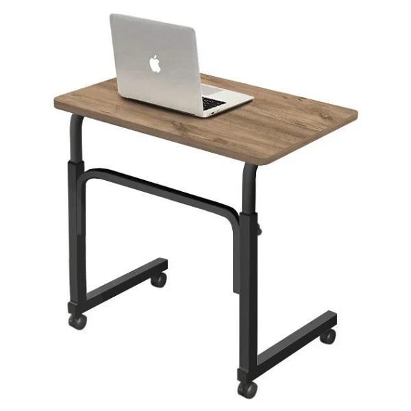 servetavcı Yükseklik Ayarlı Laptop Sehpası ve Çalışma Masası - Ceviz (Tekerli) 70 x 40 cm - Görsel 6