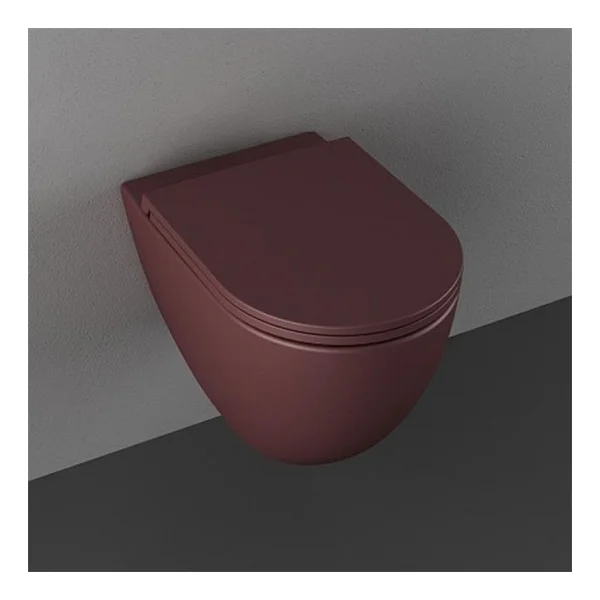 Isvea Infinity Clearim Plus Asma Klozet Rustik Bordo Extra Dekorsuz 10NF02001 2r - Beyaz - Görsel 2