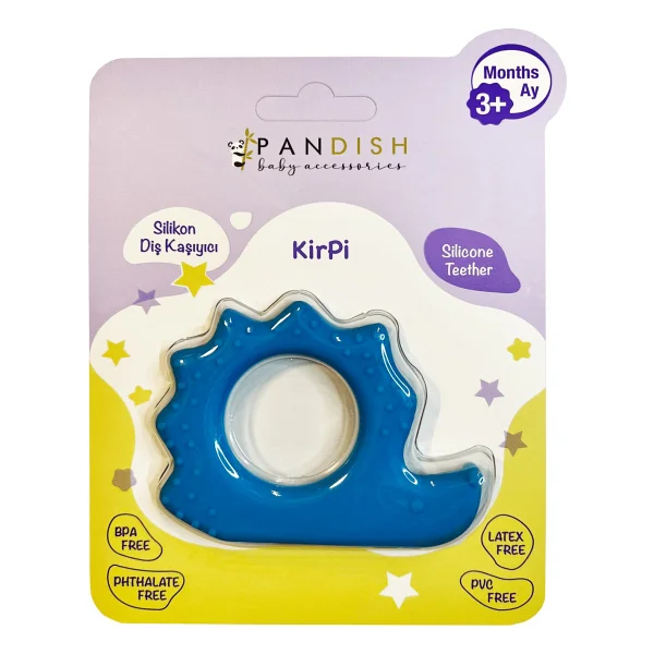 Pandish Kirpi Silikon Diş Kaşıyıcı Ocean Blue - Görsel 2