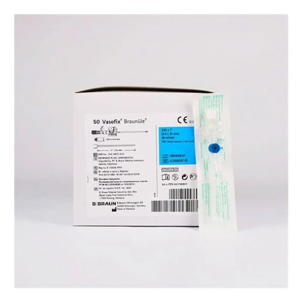 Braun Vasofix Braunüle Intraket Mavi 22G - Görsel 2
