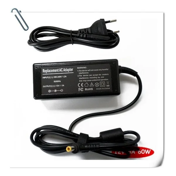 Ata Elektronik Hp 612175-001 Uyumlu Hp Scanjet G2410 Uyumlu Gxyhh Dell Uyumlu Samsung ADP-5412VE Uyumlu LED LCD Monitör Adaptörü 12V 5A 60W - 5.5mm 2.5mm - Görsel 3