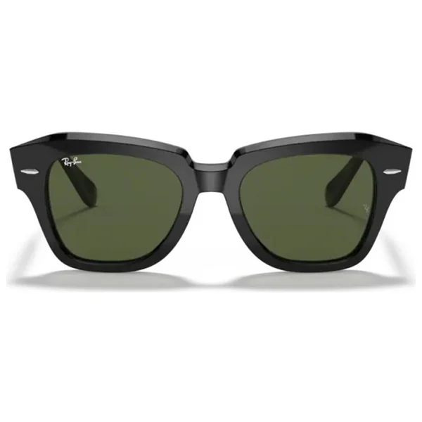 Ray-Ban State Street 2186 901/31 Black-Green Güneş Gözlüğü - Görsel 9