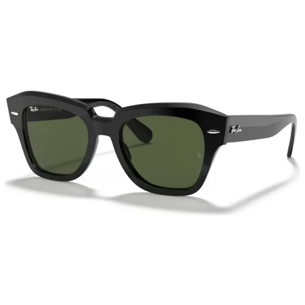 Ray-Ban State Street 2186 901/31 Black-Green Güneş Gözlüğü - Görsel 10