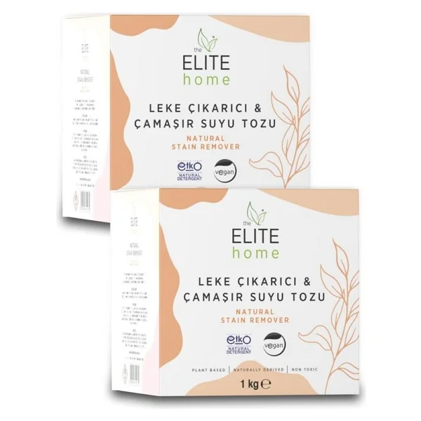 The Elite Home Doğal Oksijen Bazlı Leke Çıkarıcı Toz - Vegan Sertifikalı - Beyazlar ve Renkliler İçin - 2000 g ( 1 kg x 2 adet ) - Görsel 6