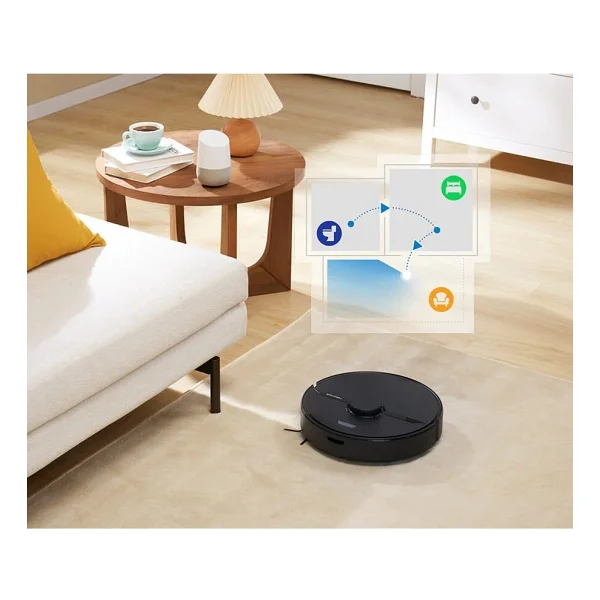 Roborock Q7 Plus Çöp İstasyonlu Siyah Akıllı Robot Süpürge - Görsel 5