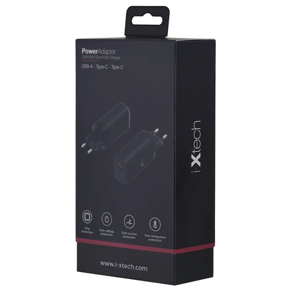iXtech IX-HC2 65 W Hızlı Şarj Adaptörü - Görsel 2