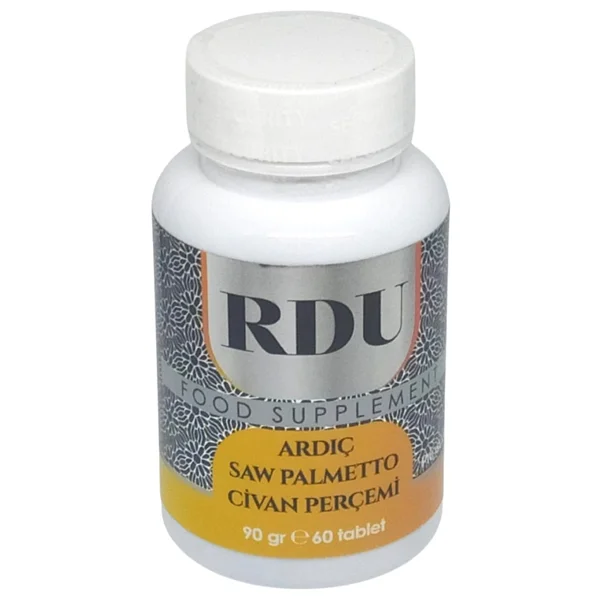 Rdu Saw Palmetto Complex Ardıç Civanperçemi Peryavşan Bitkisel Gıda Takviyesi 60 Tablet - Görsel 5