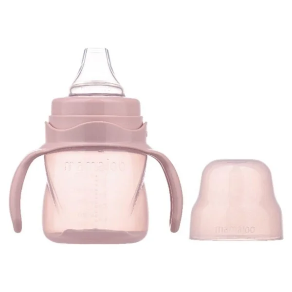 Mamajoo Kulplu Akıtmaz Eğitici Bardak 160 ml Powder Pink - Görsel 10