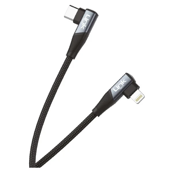 LinkTech K596 1.5 m Siyah Type-C to Lightning Şarj Kablosu - Görsel 3