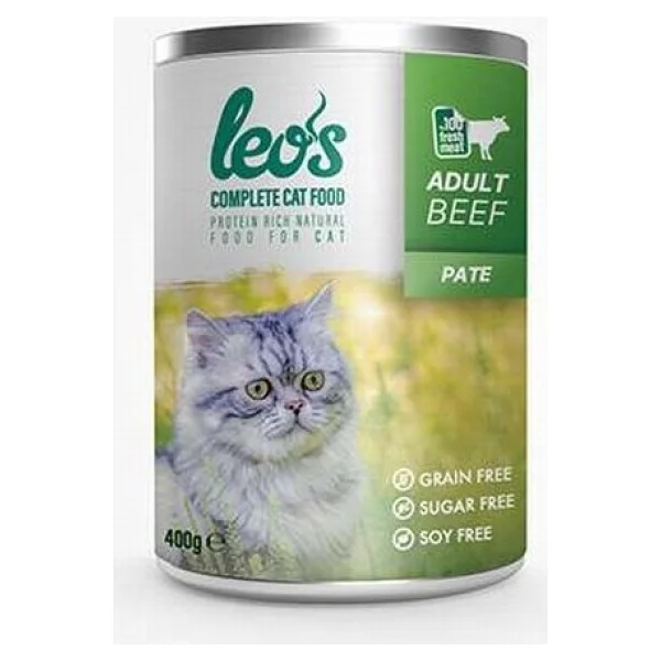 Leo 's Sığır Etli 400 gr Ezme Kedi Konservesi - Görsel 2