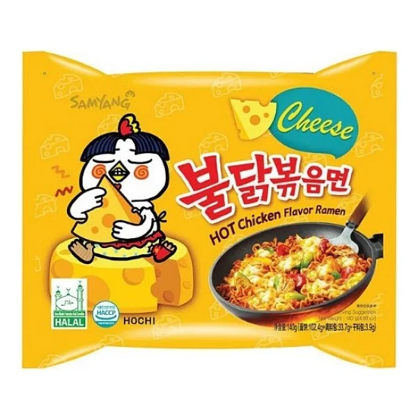 Samyang Buldak Cheese Ramen Noodle 140 gr - Görsel 4