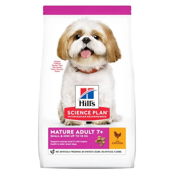 Hill's Science Plan Small & Mini Mature 7+ Tavuklu 1.5 kg Yaşlı Köpek Maması - Görsel 9