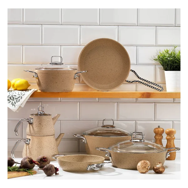 Schafer New Range Krem Çeyiz Seti 11 Parça - Görsel 8