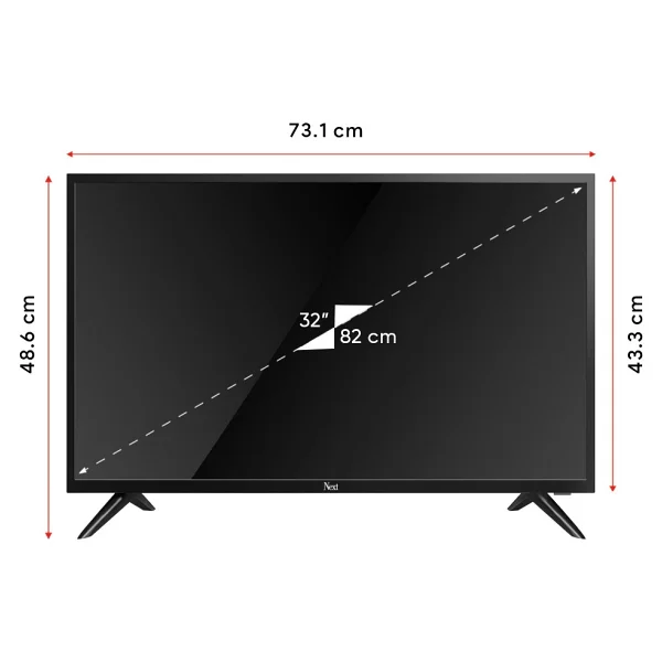 Next YE-32020KT HD 32" 82 Ekran Uydu Alıcılı LED TV - Görsel 3