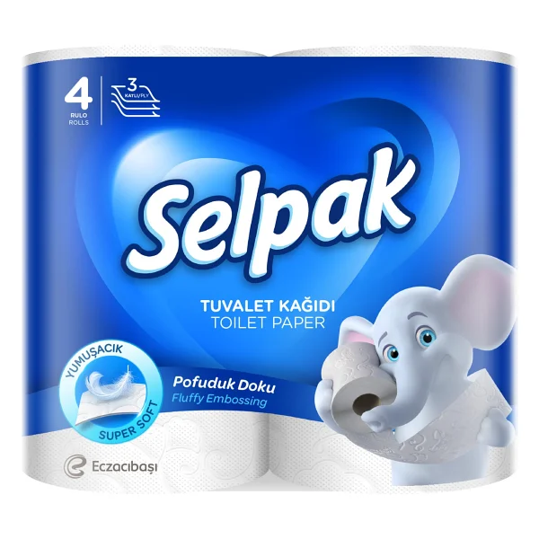 Selpak 4'lü Tuvalet Kağıdı - Görsel 9