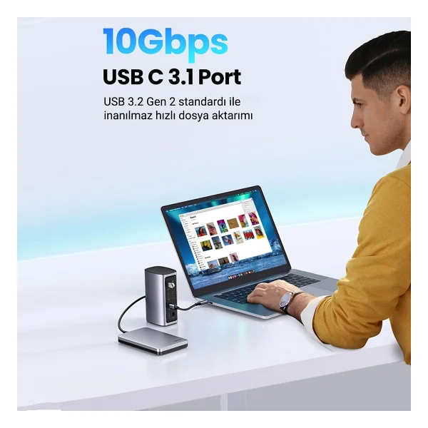 Ugreen 90325 Type-C Laptop Docking Station - Görsel 2