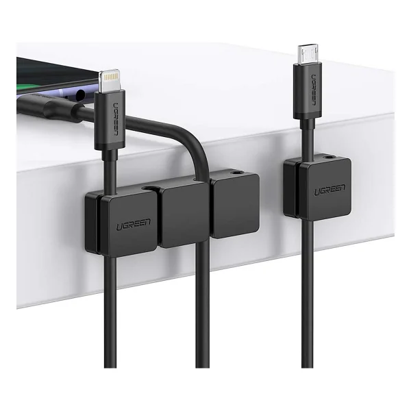 Ugreen 3+1 Kanallı Silikon Kablo Düzenleyici Organizatör, 70585 - Görsel 2