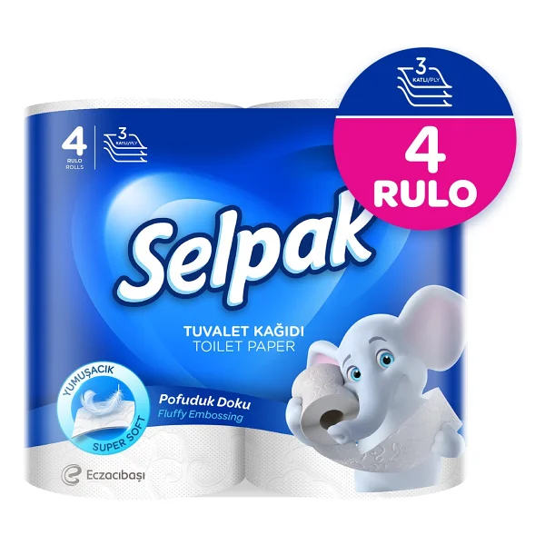 Selpak 4'lü Tuvalet Kağıdı - Görsel 2