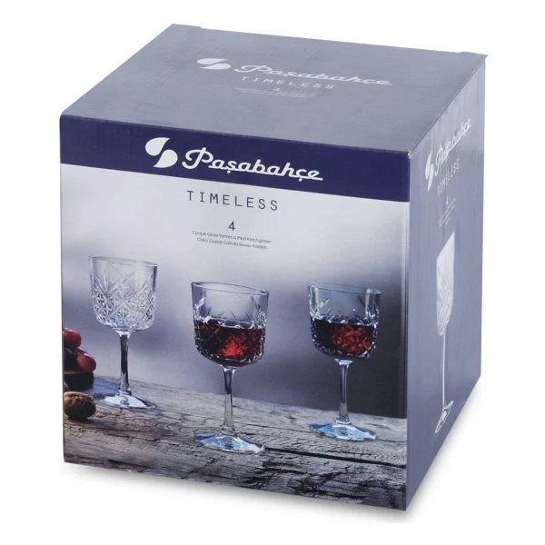 Paşabahçe Timeless 440276 330 cc 4'lü Kırmızı Şarap Kadehi - Görsel 4
