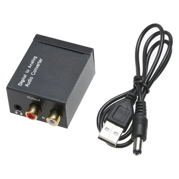Alfais 5057 Dijital To Analog Optik Ses Tos Çevirici Dönüştürücü Adaptör, 3.5mm - Görsel 6