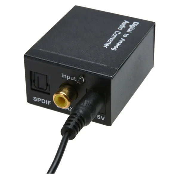 Alfais 5057 Dijital To Analog Optik Ses Tos Çevirici Dönüştürücü Adaptör, 3.5mm - Görsel 4