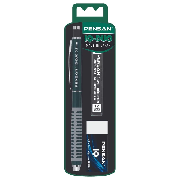 Pensan IQ Duo 0.7 mm Yeşil Versatil Uçlu Kalem Seti - Görsel 6