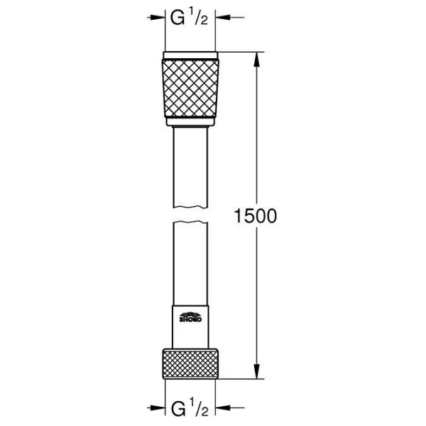 Grohe 28151001 Relexa Plus Relexaflex Duş Hortumu - Görsel 2