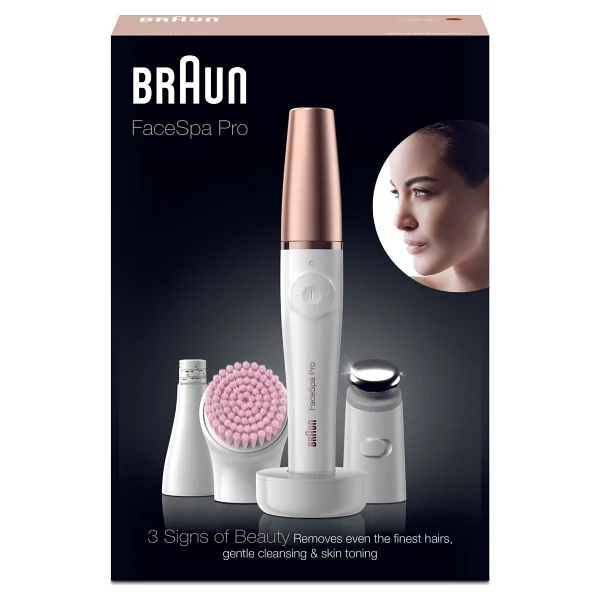 Braun FaceSpa Pro 912 Face 3in1 Yüz Epilatörü - Görsel 9