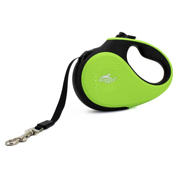 Doggie Soft Seri M 25 kg 5 m Otomatik Beyaz Köpek Tasması - Görsel 5