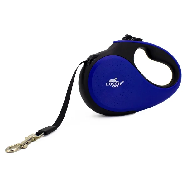 Doggie Soft Seri M 25 kg 5 m Otomatik Beyaz Köpek Tasması - Görsel 4