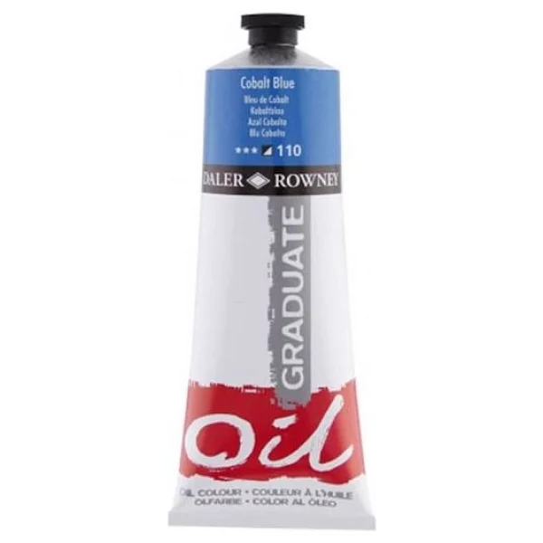 Daler-Rowney Graduate 200 ml Yağlı Boya N:110 Cobalt Blue - Görsel 2