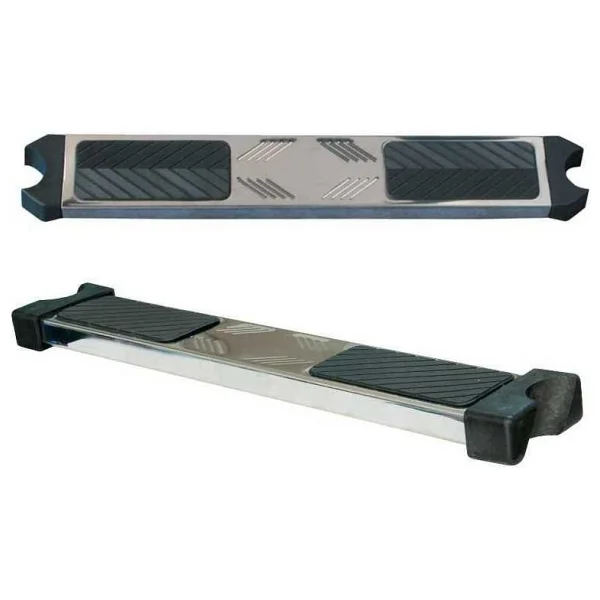Gemaş Paslanmaz Çelik Aısı 304 Kalite Merdiven Basamağı - Lastik Pedli. Ø42 mm Boru Için. Genişlik 500 Mm - 1 - Görsel 2