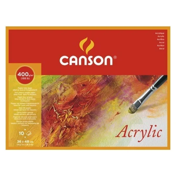 Canson Akrilik Blok 36x48 10 Sayfa 400 gr - Görsel 2