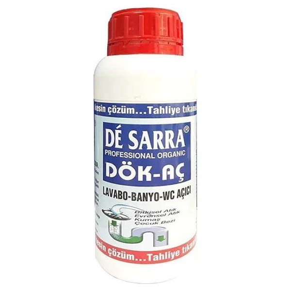 De Sarra Lavabo Banyo Wc Gider Açıcı 2000 gr - Görsel 2