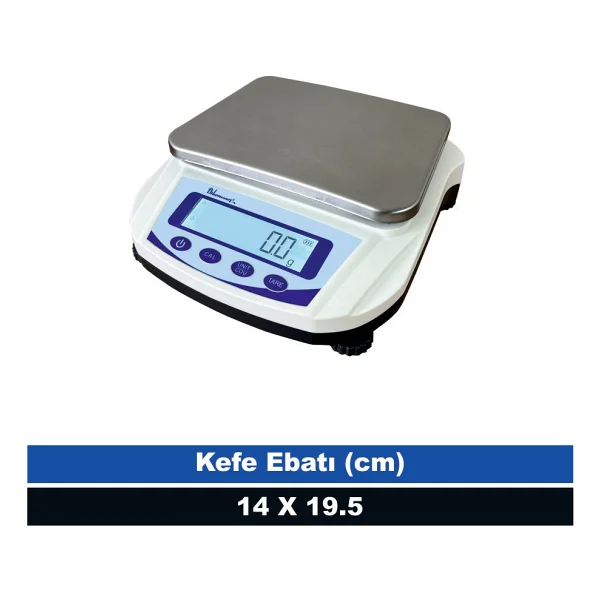 Dikomsan Dhb 6 kg 0,1 gr Hassas Tartım Terazisi (Onaysız) - Görsel 2