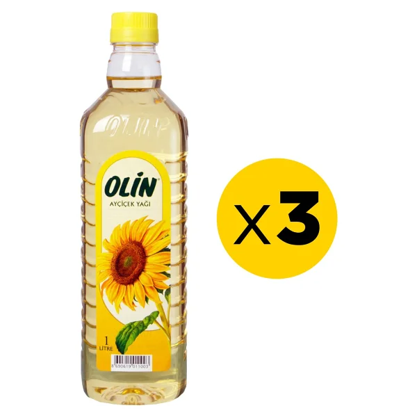 Olin Ayçiçek Yağı 1 lt Pet 3'lü - Görsel 2